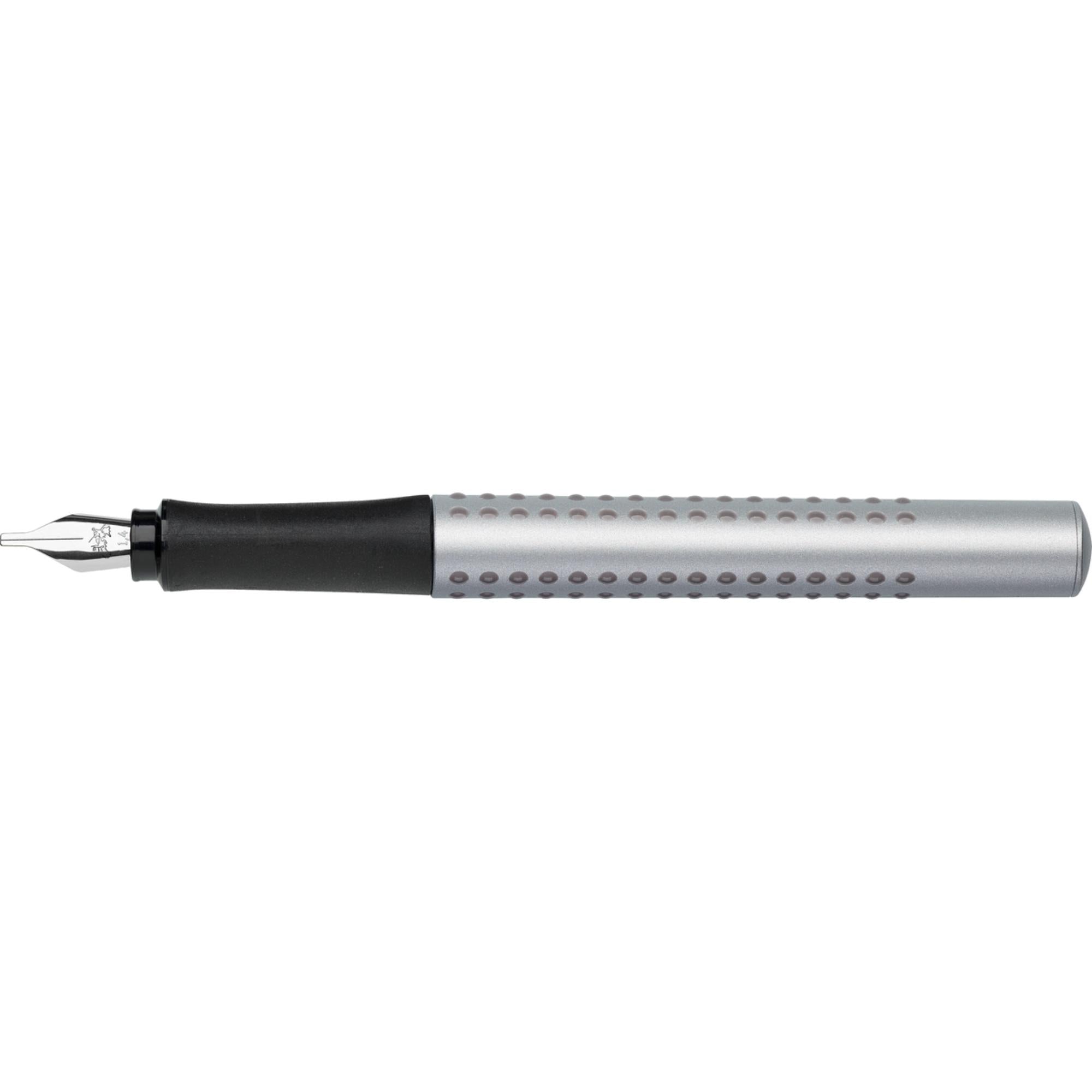Pluma Estilográfica Grip Tamaños + Tintas Faber-Castell