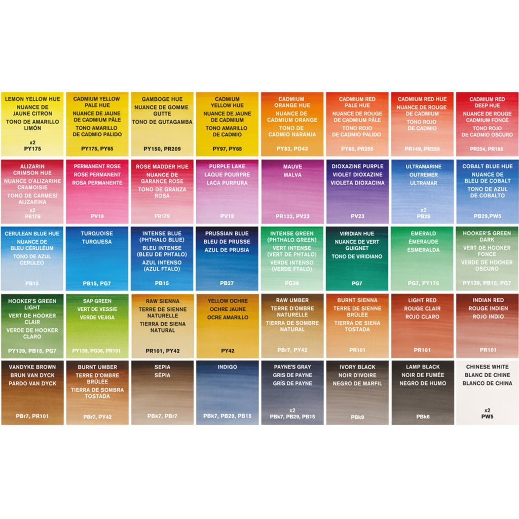 Set Acuarelas Cotman Winsor & Newton 45 Medio Godet