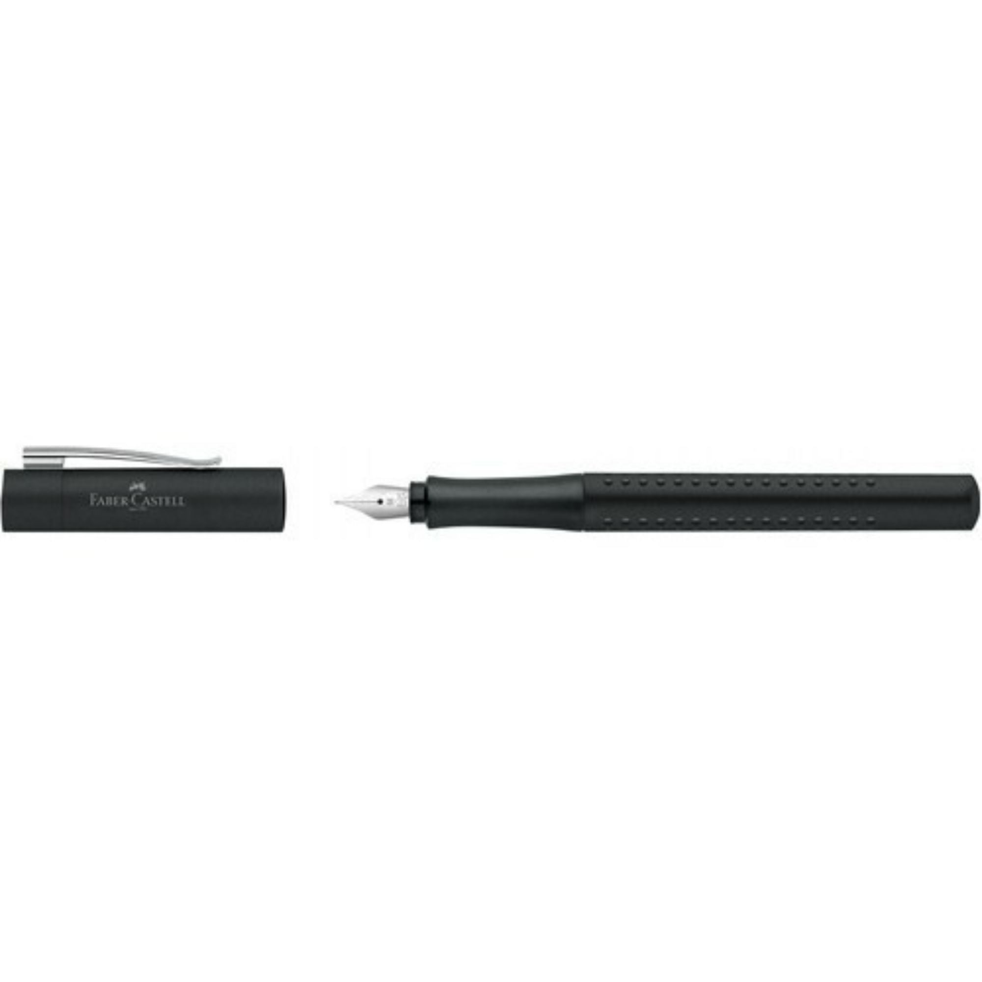 Pluma Estilográfica Grip 2011 M Negro Faber-Castell