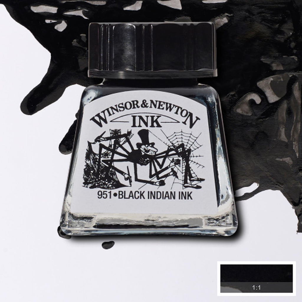 Tinta Para Dibujo Winsor & Newton 14ml - Varios Colores Negro
