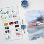 Set de Acuarelas Cotman Winsor & Newton 14 Medias Pastillas