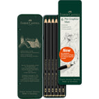 Lápices Pitt Graphite Matt Faber-Castell x6 uds. + Estuche