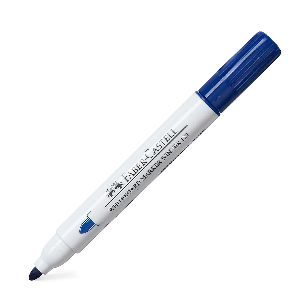 Plumón de Pizarra Winner 123  Faber-Castell 4mm azul