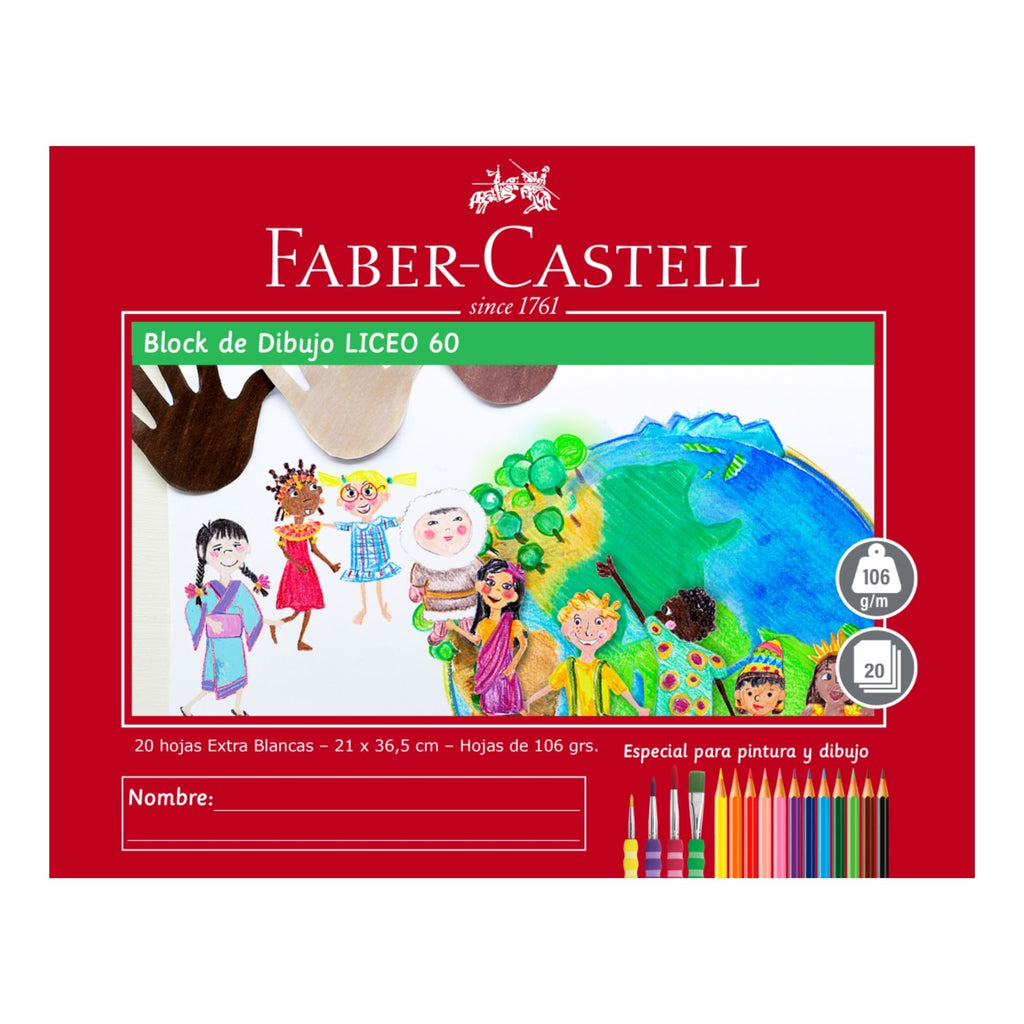 Block de dibujo Faber-Castell Liceo 60