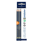 Lápiz grafito Goldfaber Faber-Castell 1221 6B x2 BC