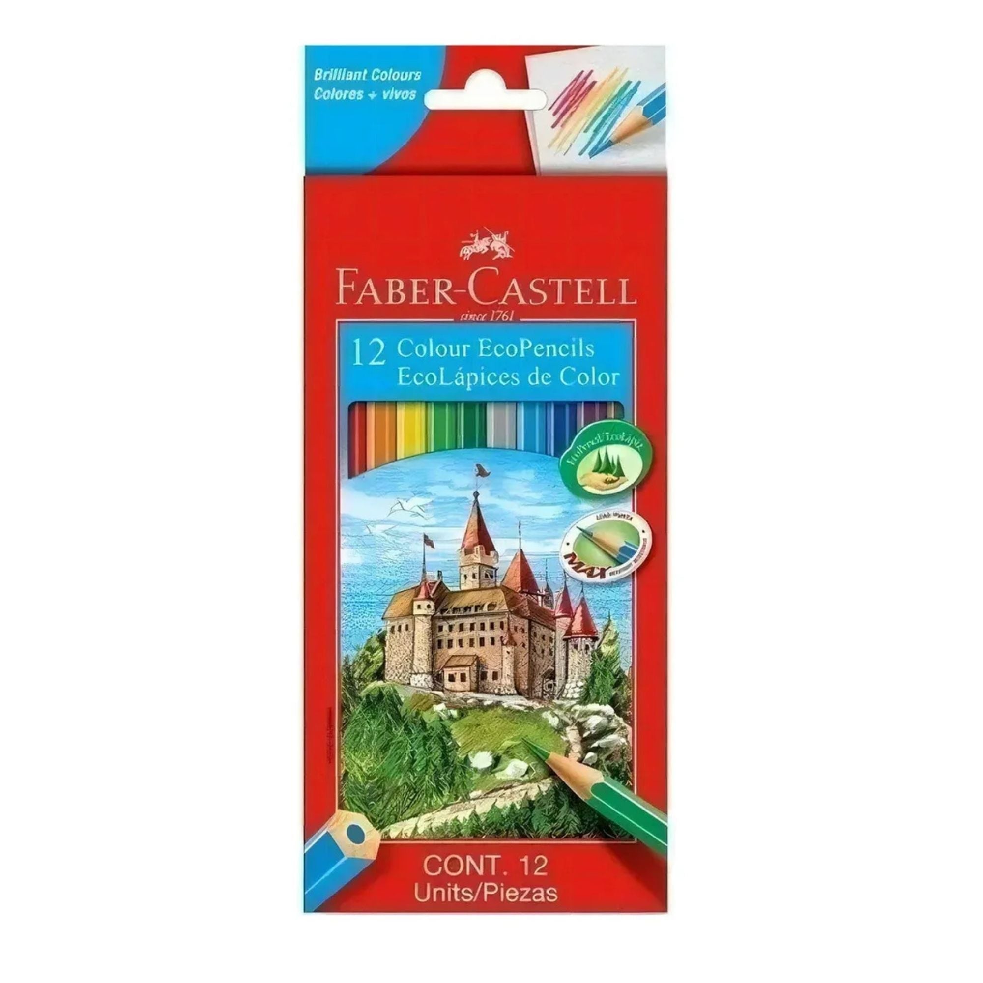 Ecolápiz Escolar Faber-Castell x 12 largos