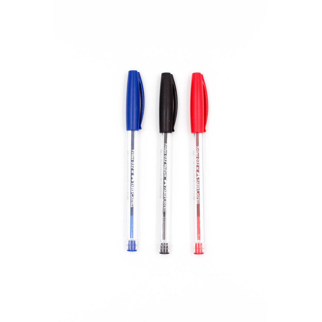 Bolígrafo Trilux 032 Faber-Castell M x3 Colores