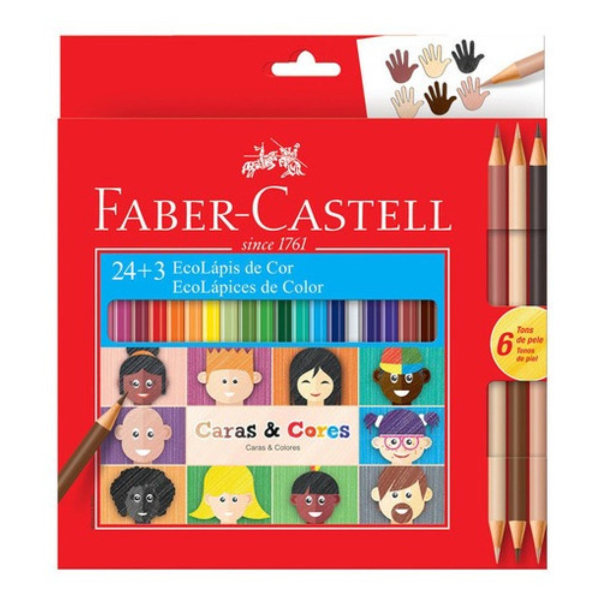 Lápices De Colores Caras Y Colores Faber-Castell x30 Colores