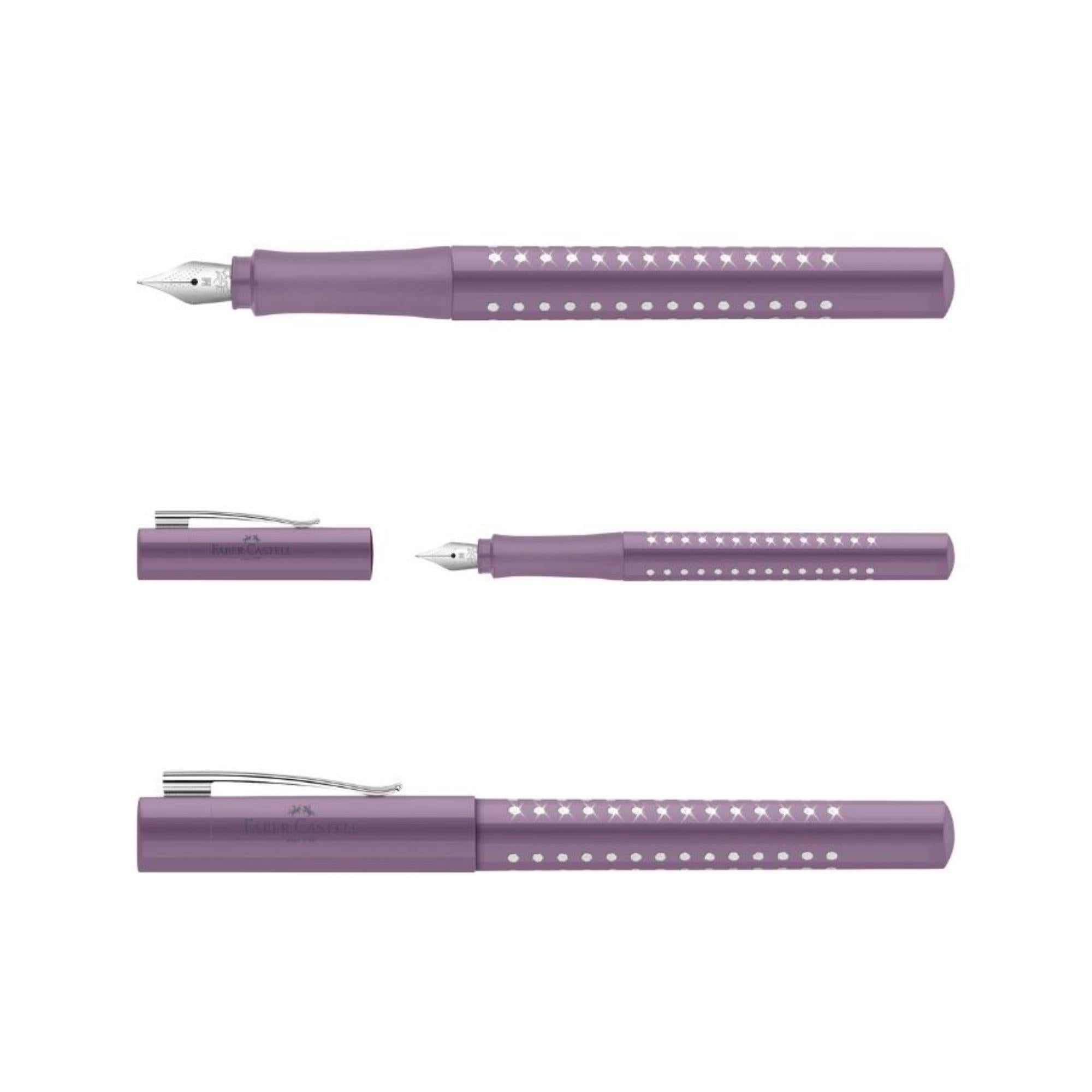 Pluma estilográfica Violet Sparkle Tinta azul/M
