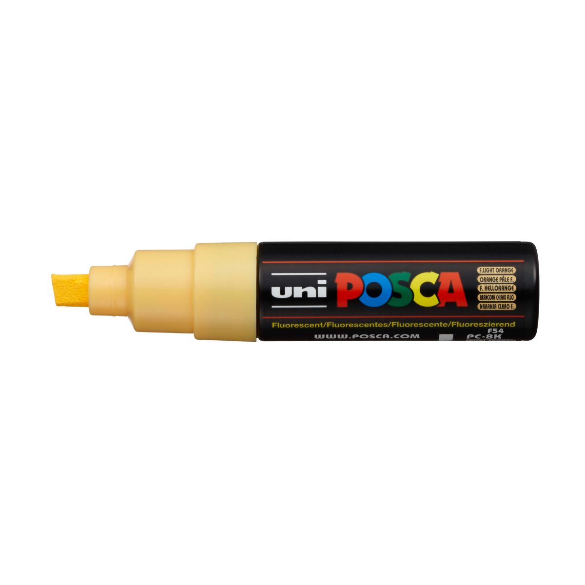 Marcador POSCA 8K - Varios Colores Naranjo Claro Fluores.