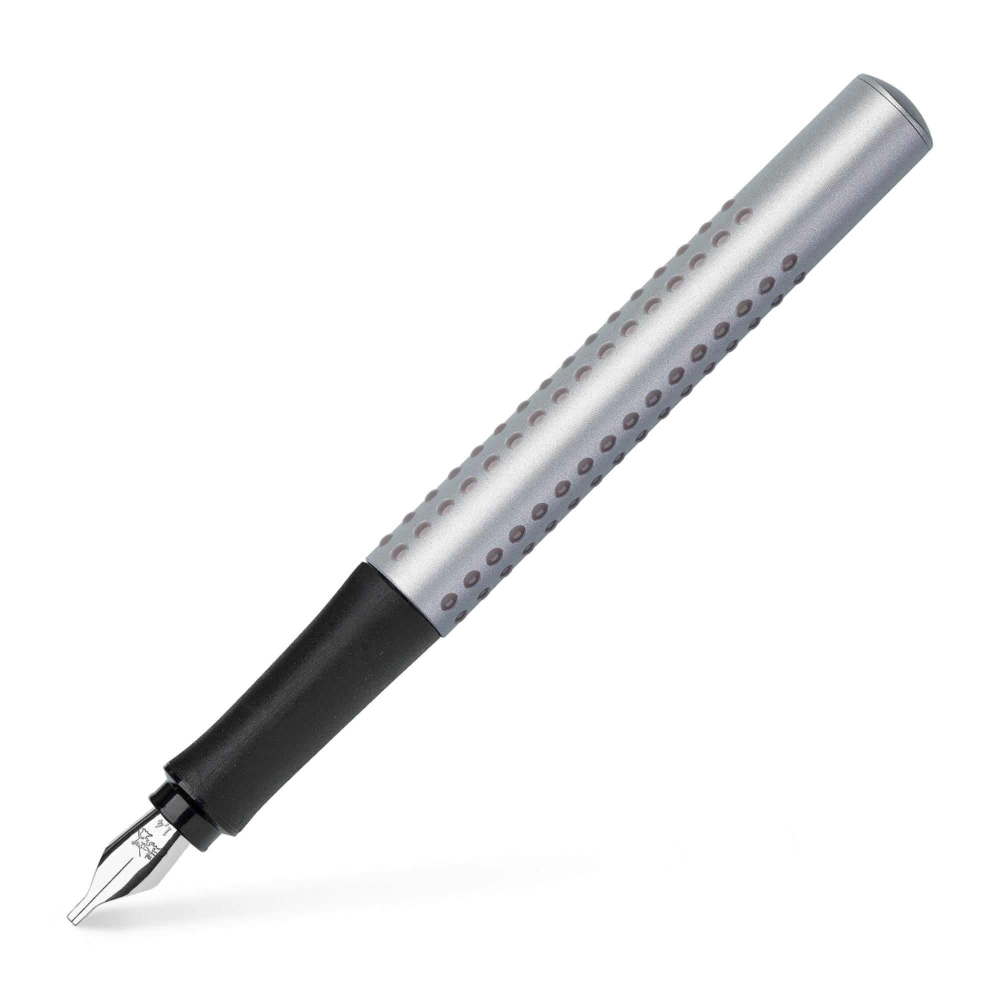 Pluma Estilográfica Grip Tamaños + Tintas Faber-Castell