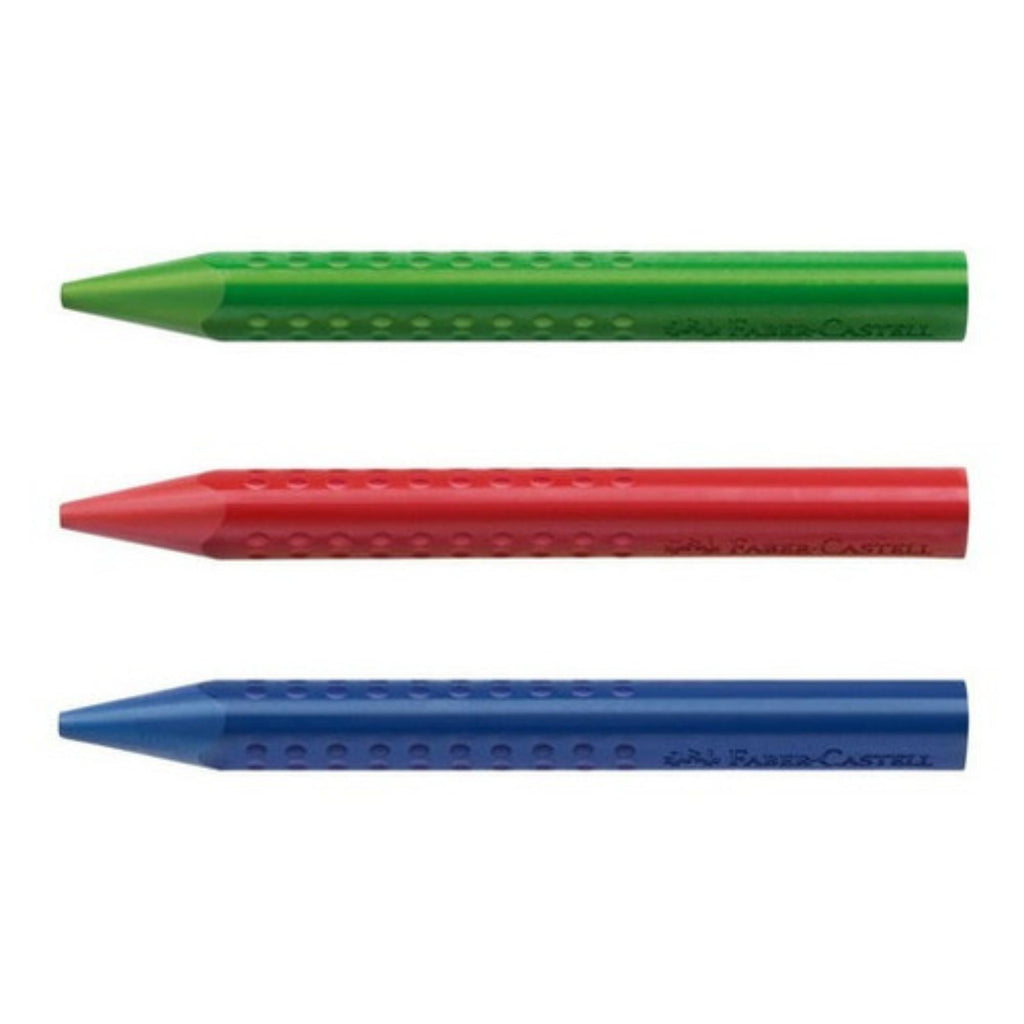 Lápiz De Cera Triangular x12 Colores Faber-Castell