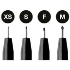 Marcador Pitt Artist Pen Negro Faber-Castell x4 uds.