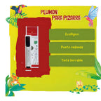 Blister Plumón de pizarra blanca Jumbo 123 negro Bl ctn x1