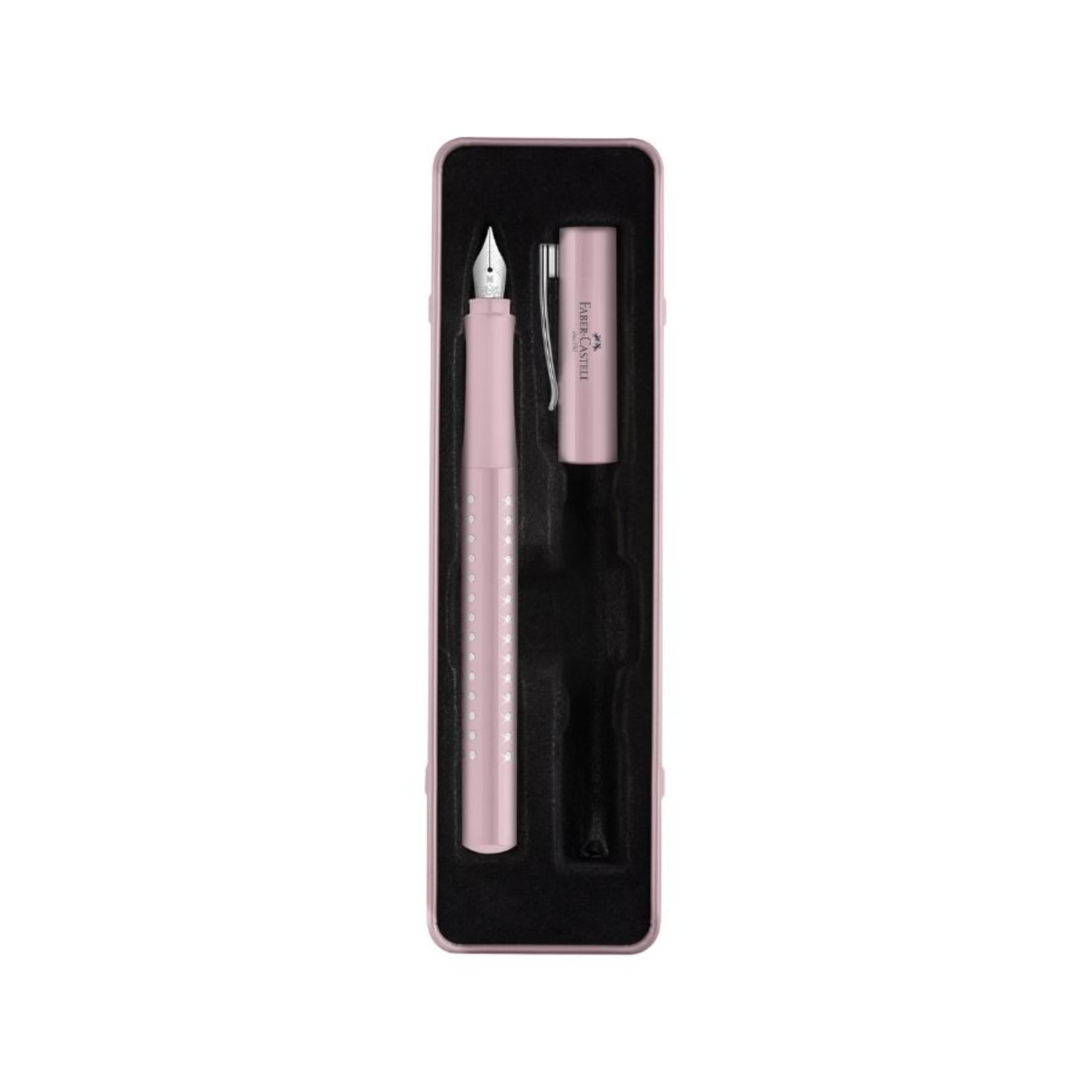 Pluma estilográfica Rose Sparkle Tinta azul/ M con estuche