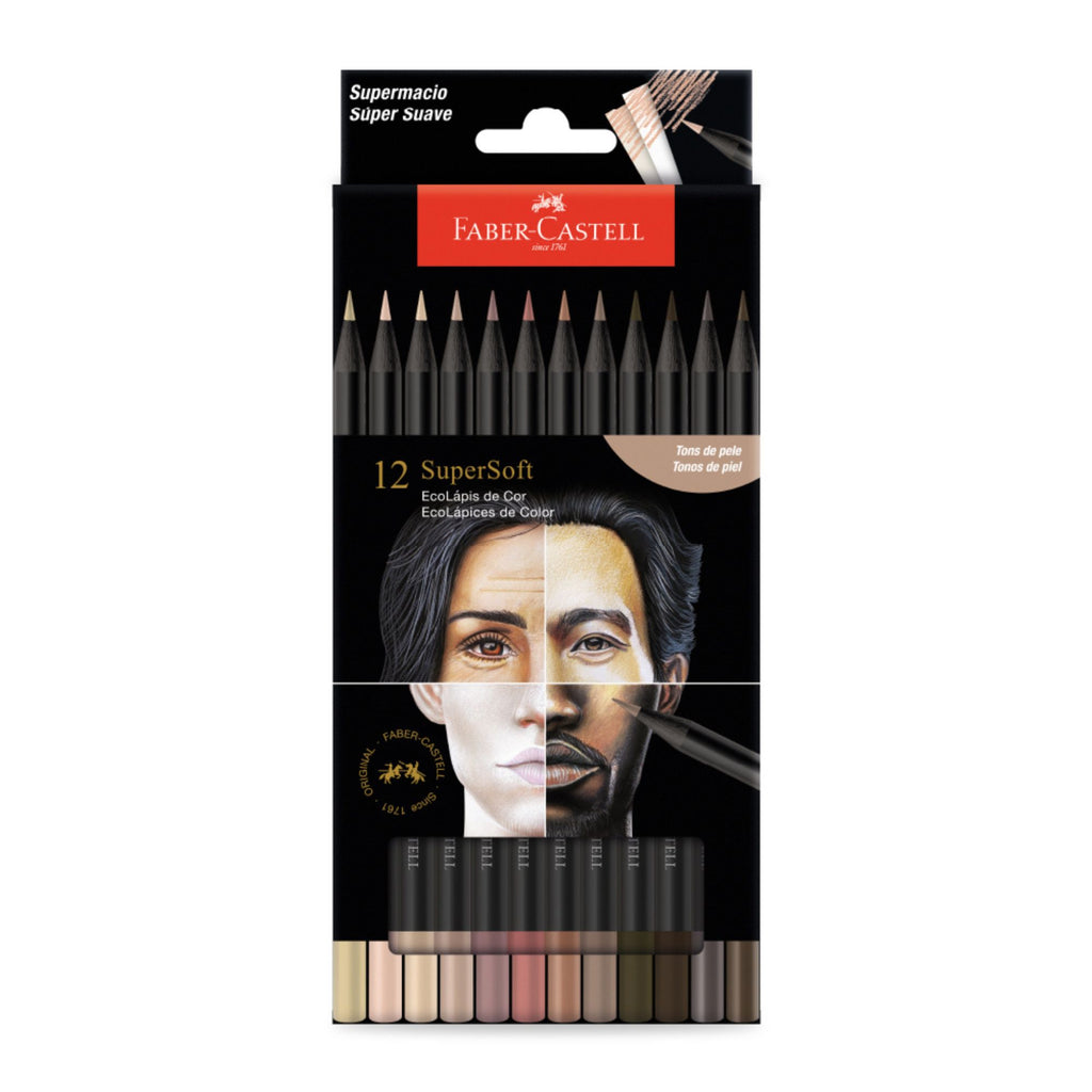 Ecolápices Supersoft x 12 Colores Piel