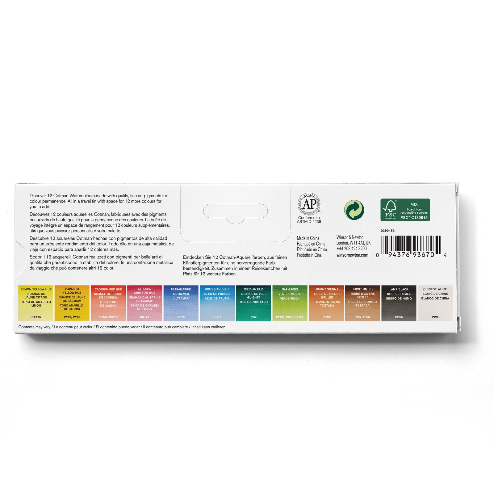 Acuarela Cotman set caja azul