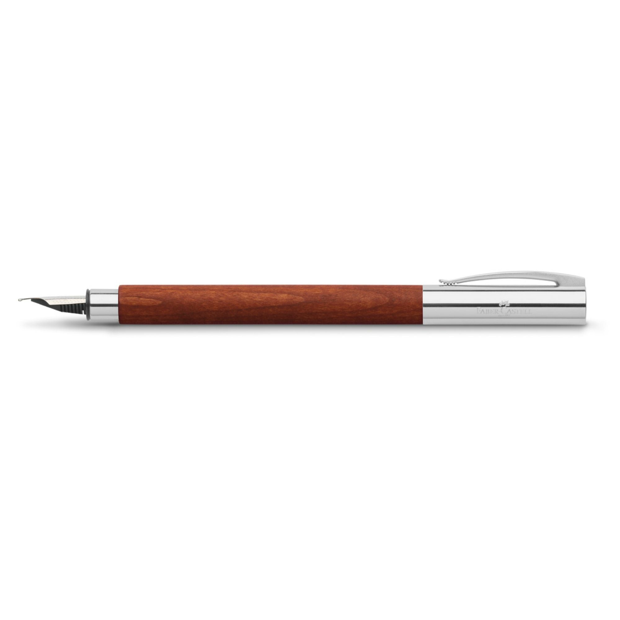 Pluma Ambition Peral Marron M Faber-Castell