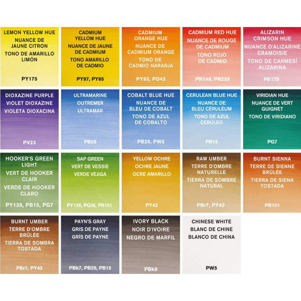 Acuarela Cotman winsor & Newton 16 Medio Godet + Tubos