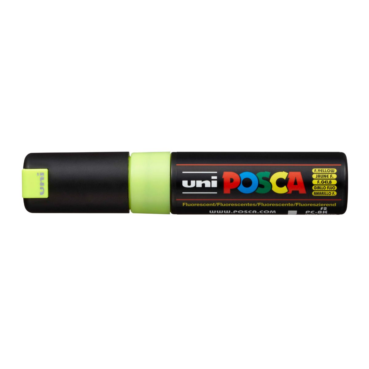 Marcador POSCA 8K - Varios Colores Amarillo Fluorescente
