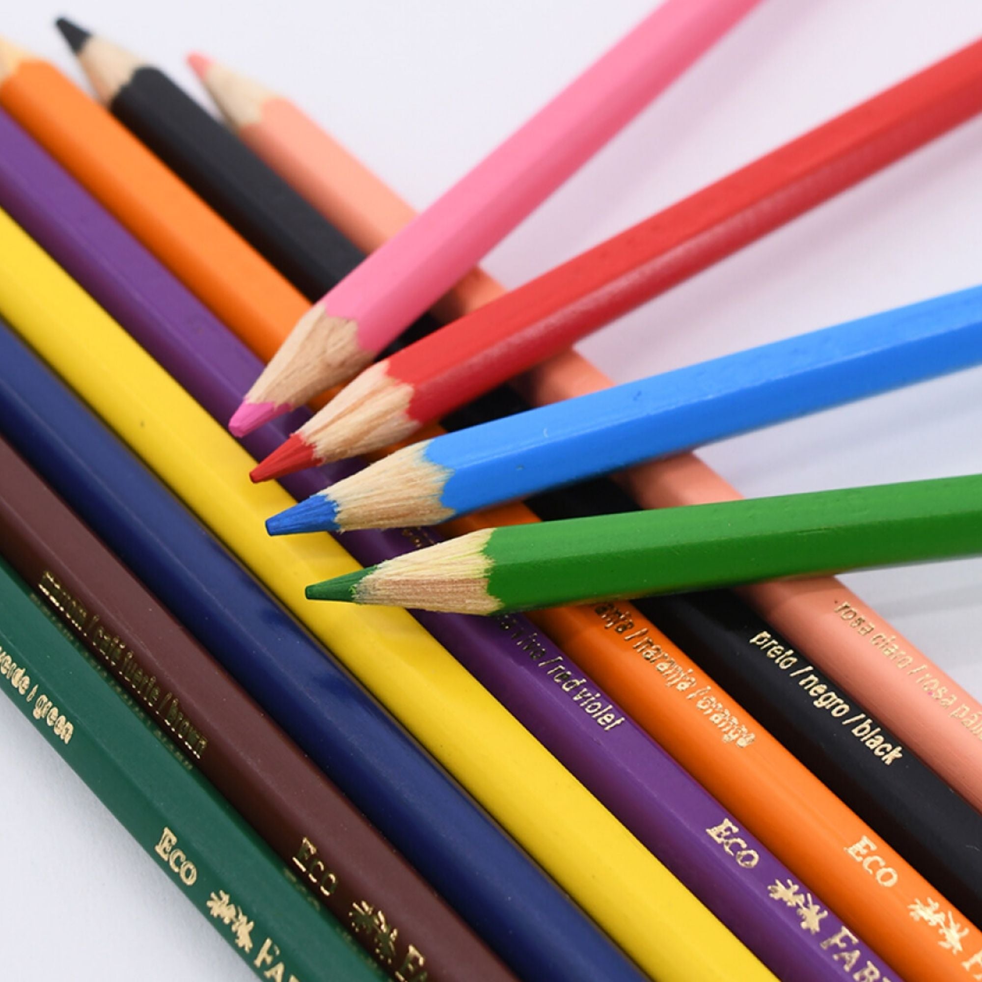 Ecolápiz Escolar Faber-Castell x 12 largos