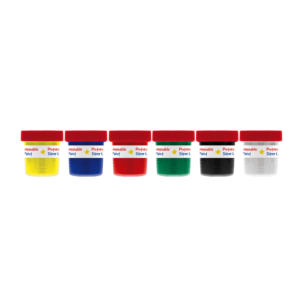 Pintura de Dedos Faber-Castell Little Creatives x6 Colores