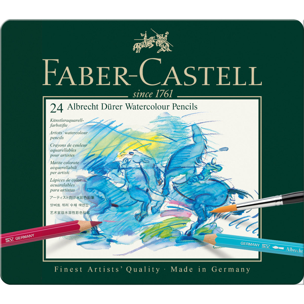 Lápiz Acuarelable A.Dürer Faber-Castell x24 Colores