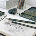 Lata Lápices de Grafito Faber Castell 9000 Jumbo x5