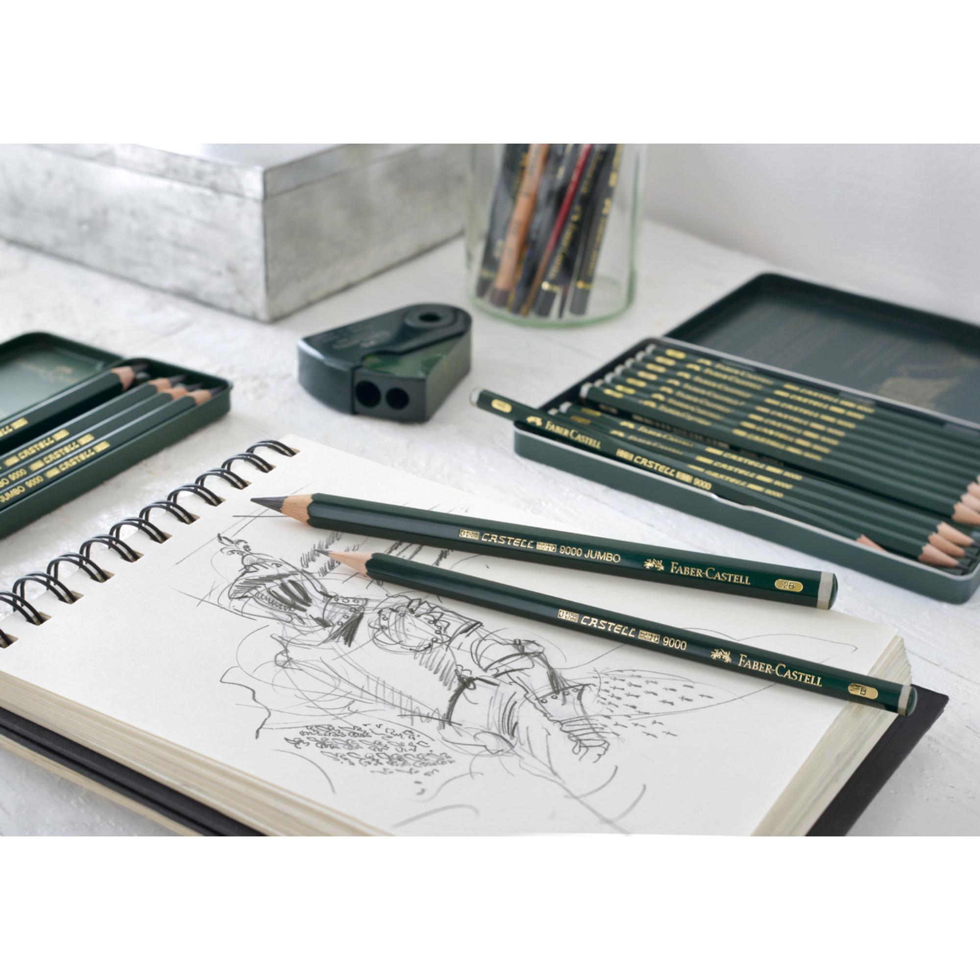 Lápiz Grafito Castell 9000 Arte Faber-Castell x12 uds.
