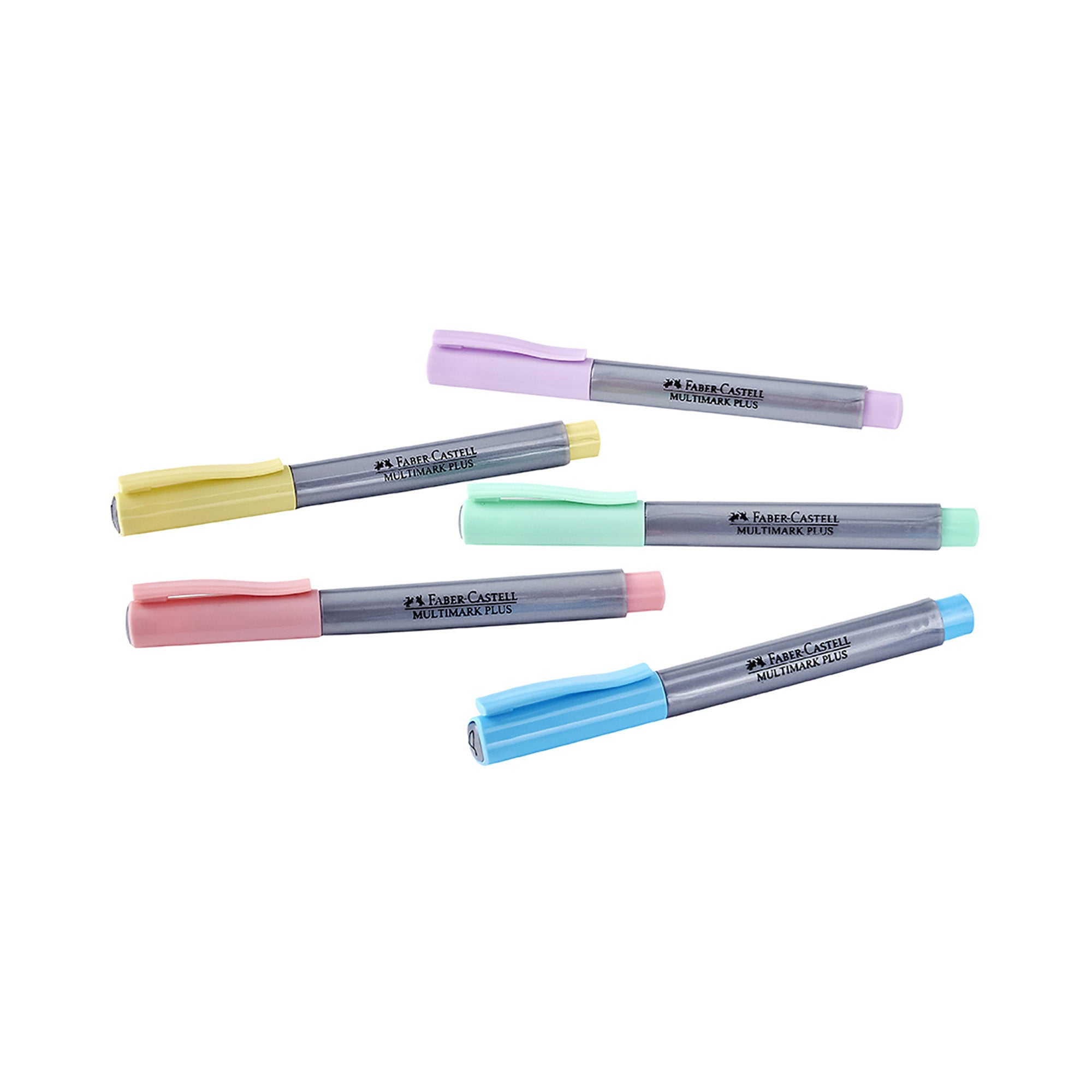 Marcador Multimark Plus Faber-Castell x5 Colores Pastel
