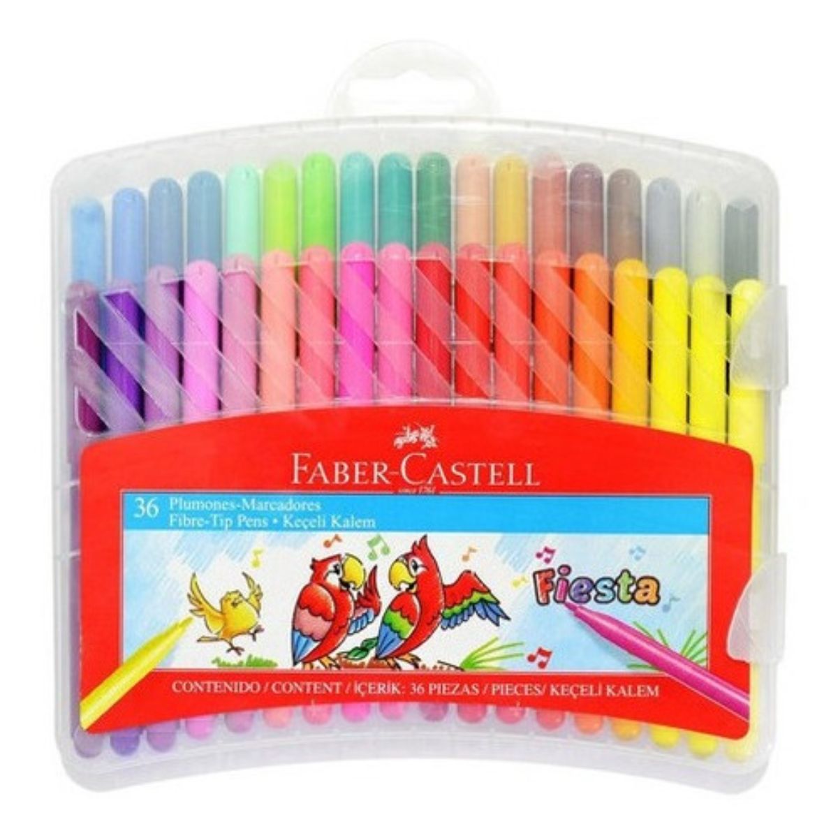 Marcadores Escolares Faber-Castell x36 Colores