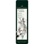 Lápiz Grafito Graphite Aquarelle Faber-Castell x5 uds.