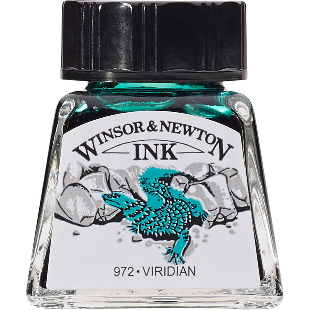 Tinta Para Dibujo Winsor & Newton 14ml - Varios Colores Negro