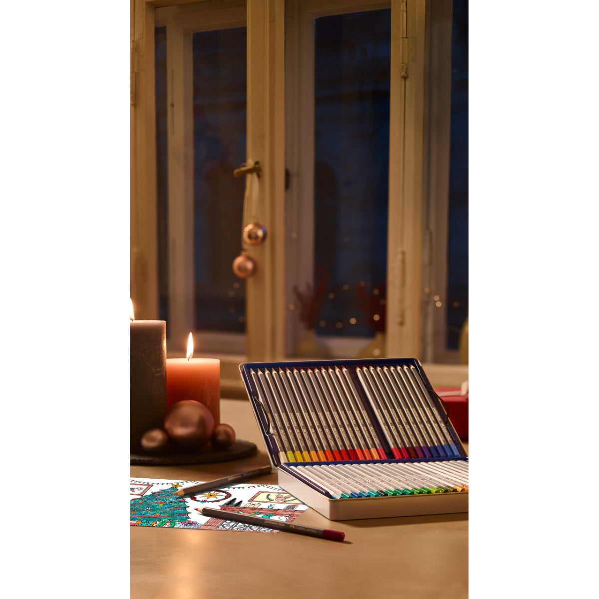 Lápiz Acuarelable Goldfaber Lata Faber-Castell x48 Colores