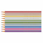 Ecolápiz De Color Metalico Faber-Castell x10 Colores