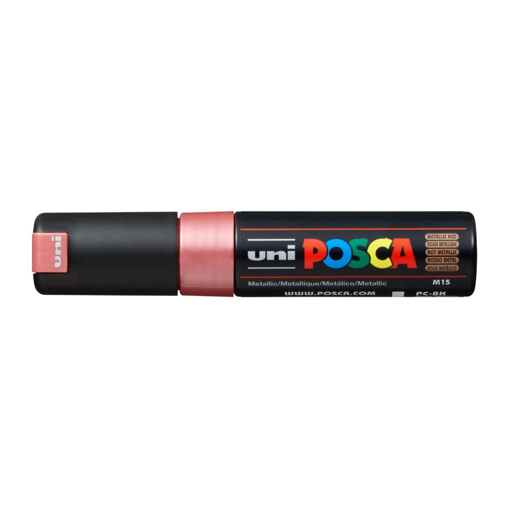 Marcador POSCA 8K Rojo Rojo Metálico