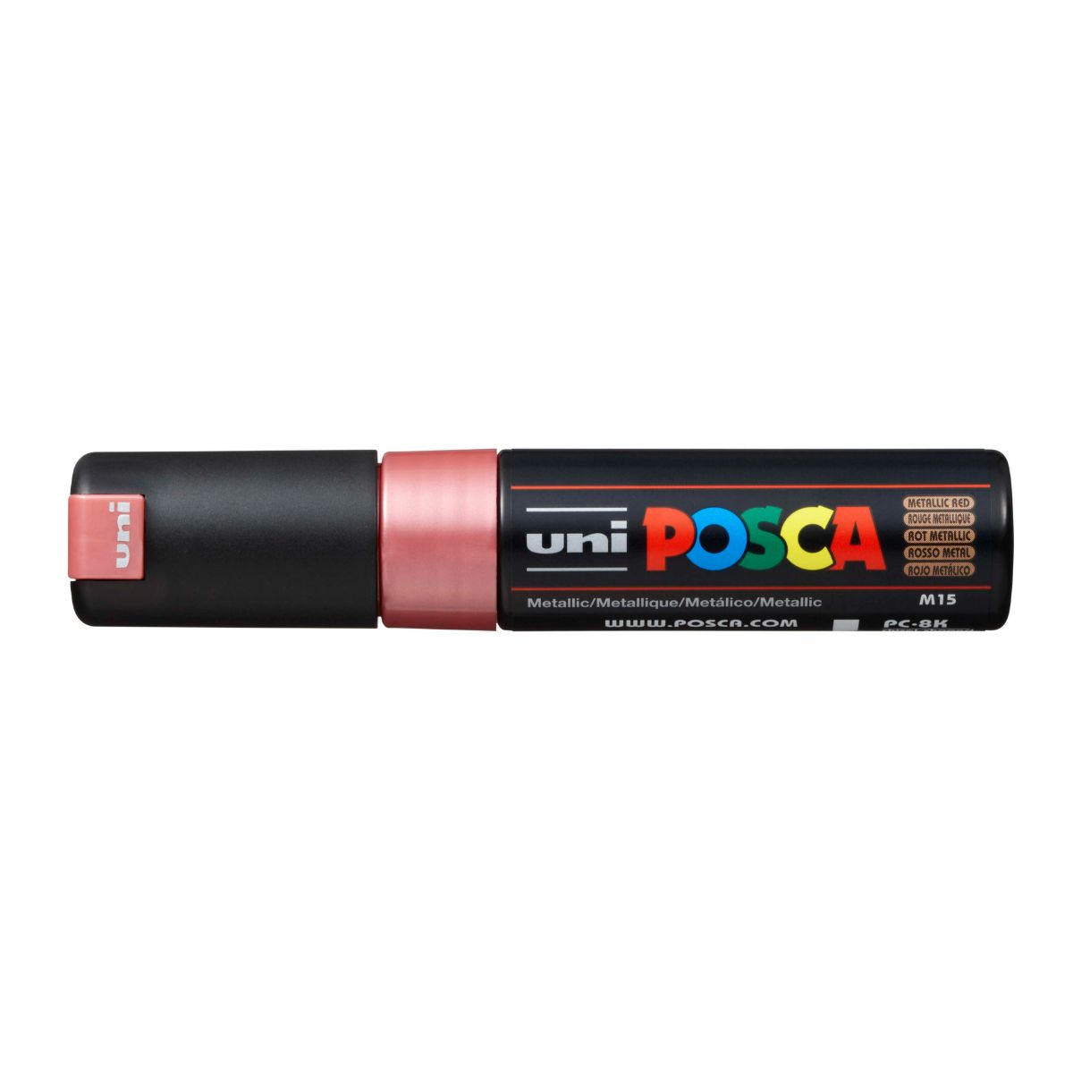 Marcador POSCA 8K Rojo Rojo Metálico