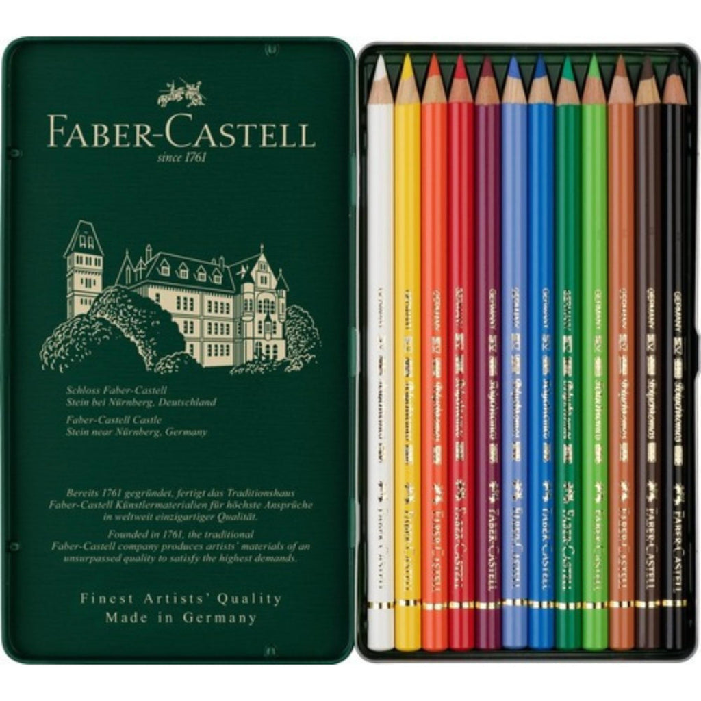 Lata EcoLápices Polychromos Faber-Castell x12 Colores