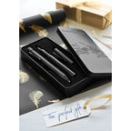 Pluma Estilográfica + Bolígrafo Grip All Black Faber-Castell