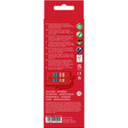 Estuche Rollo Rojo + 18 Lápices Acuarelables Faber-Castell