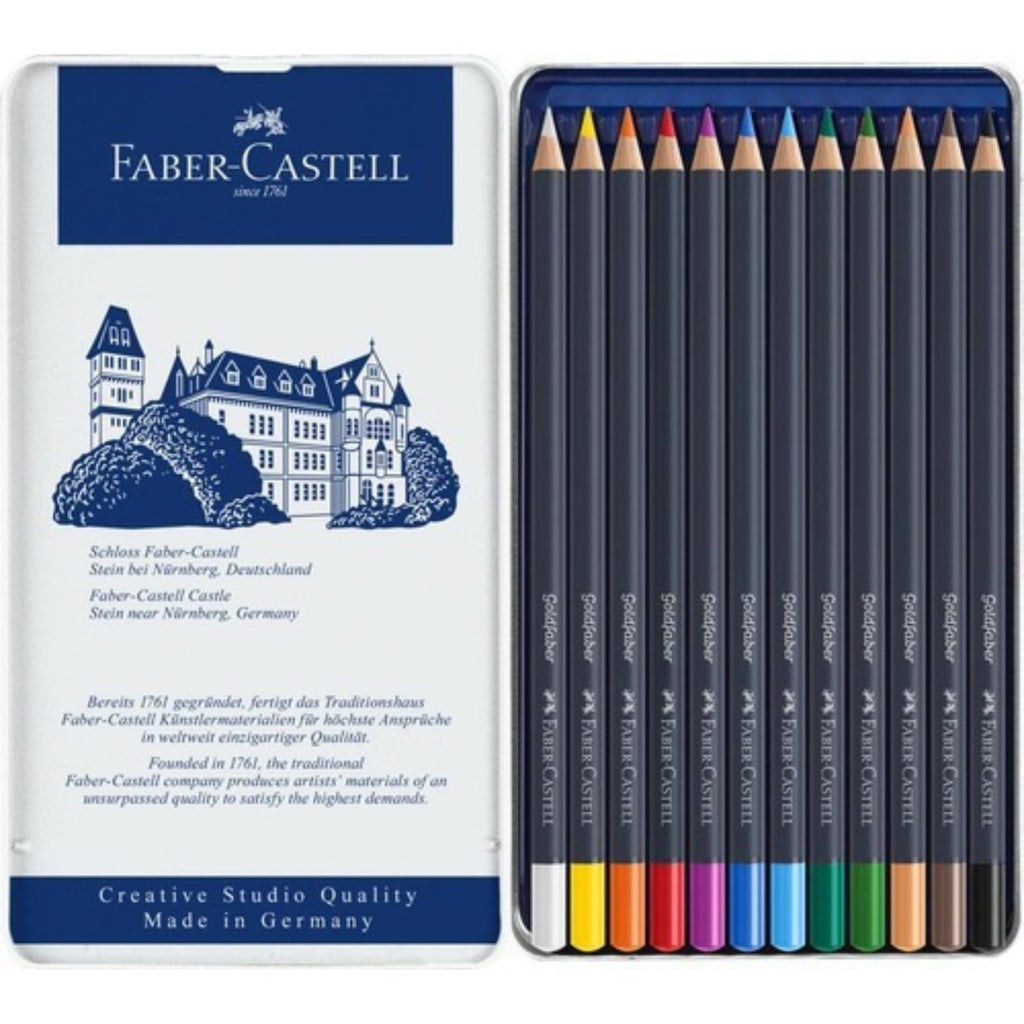 Lápiz De Color Goldfaber Faber-Castell x12 Colores