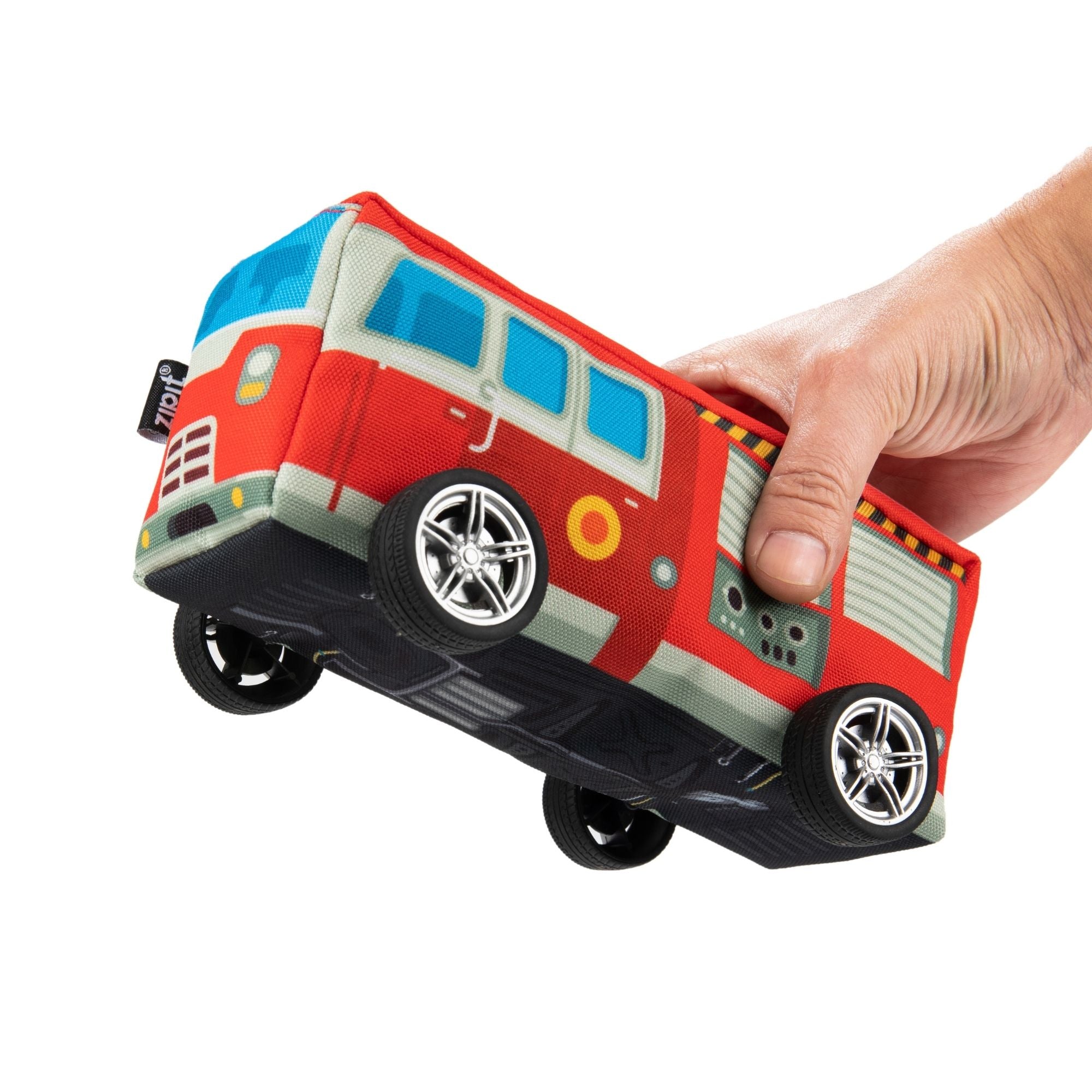 Estuche  Carro de Bomberos Rojo
