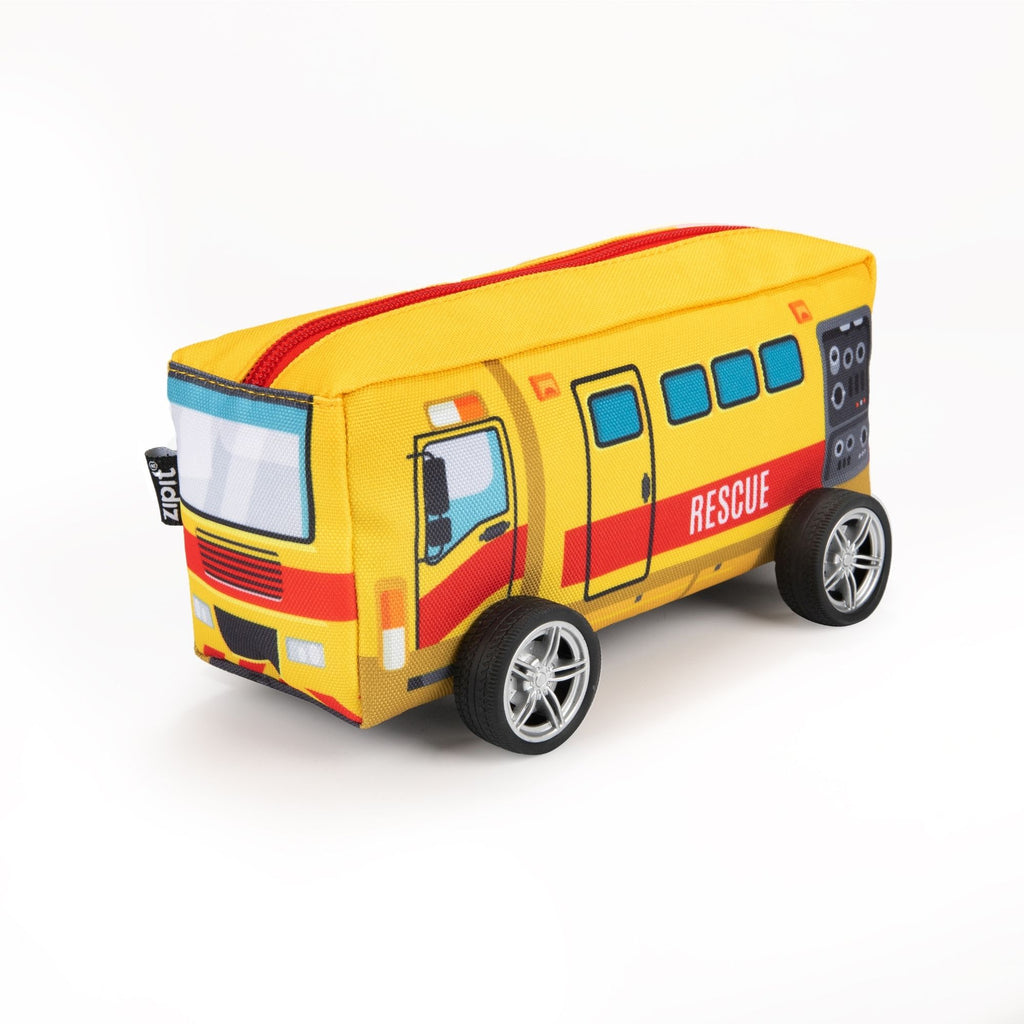 Estuche Camión de Rescate Amarillo