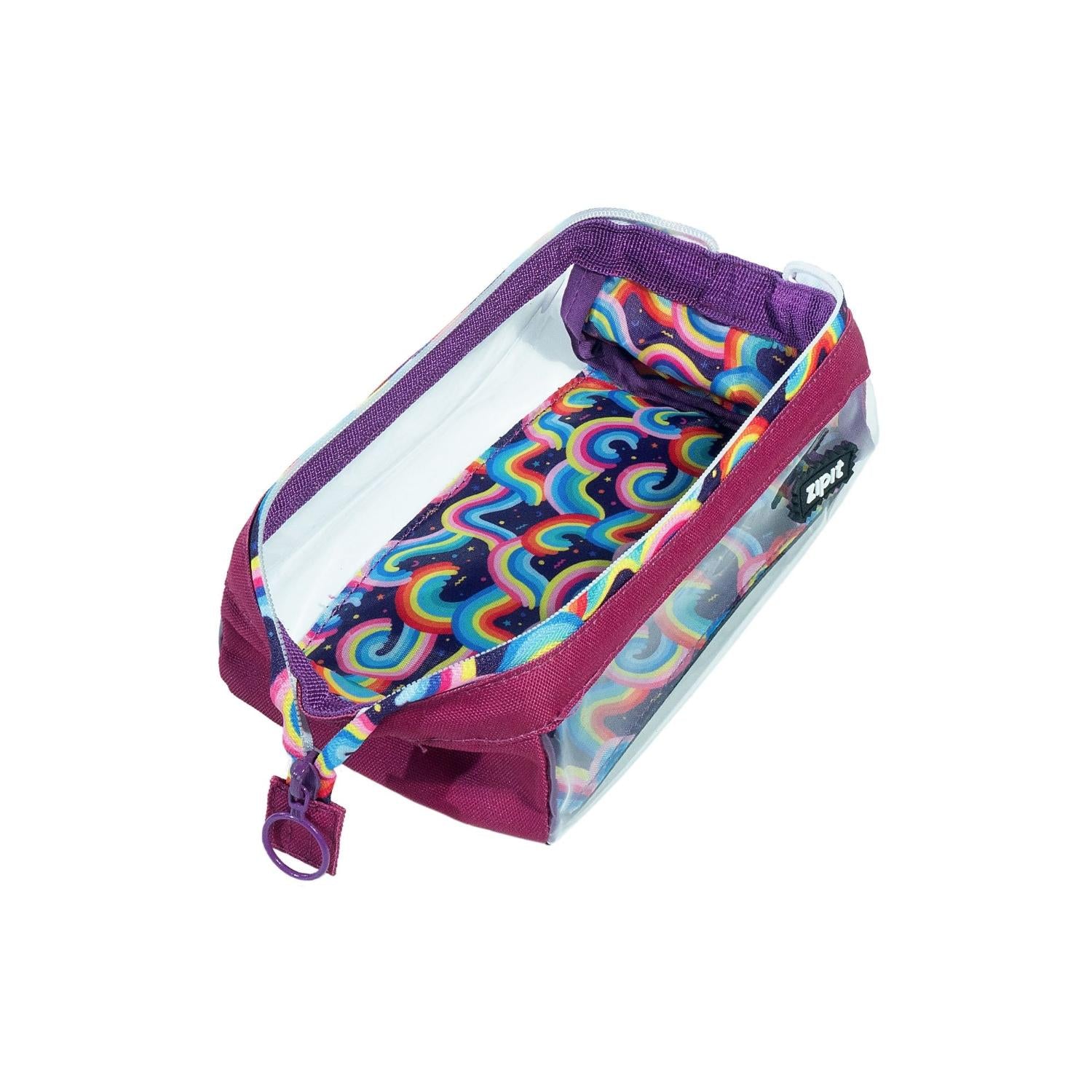 Estuche Lenny Faber-Castell Fucsia transparente