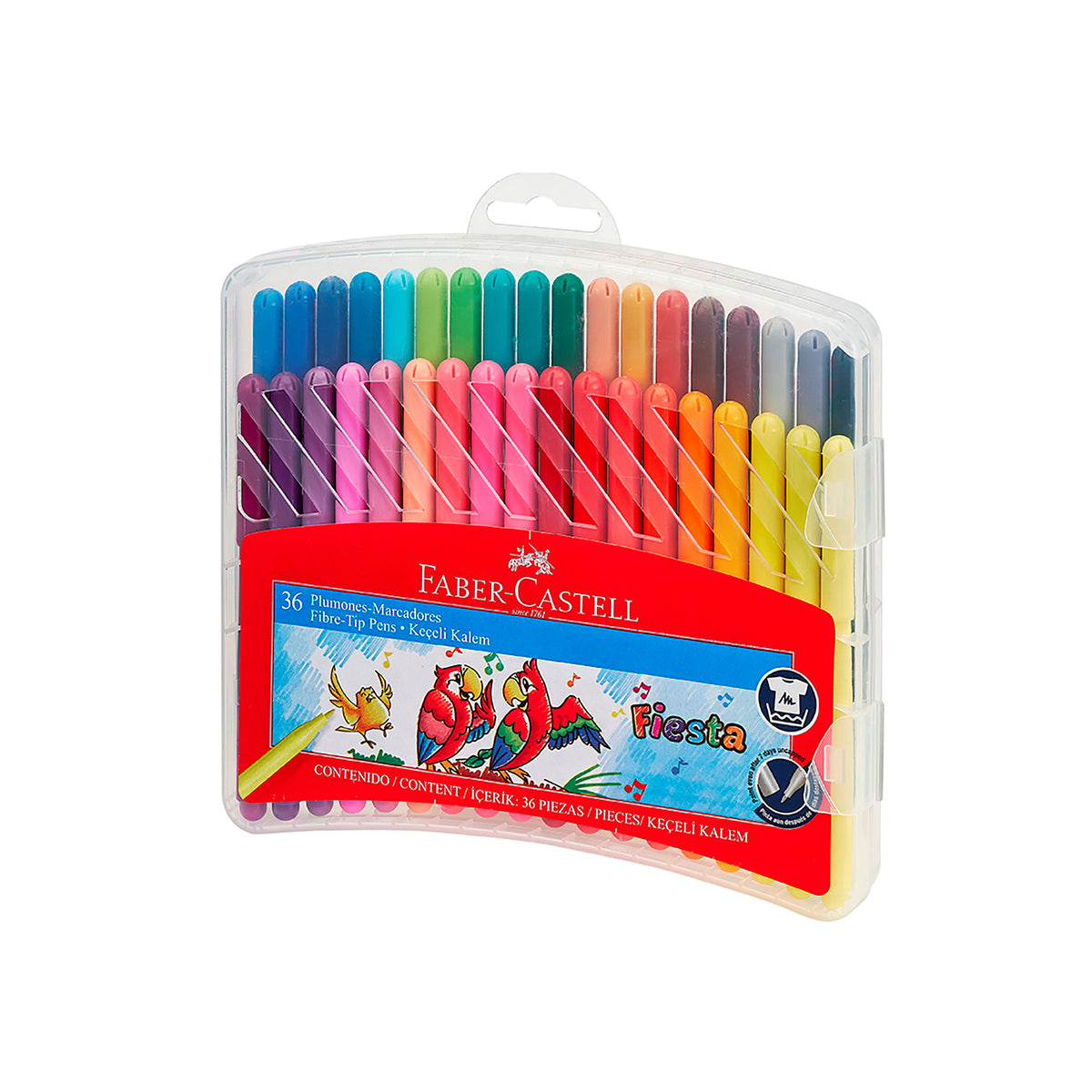Marcadores Escolares Faber-Castell x36 Colores