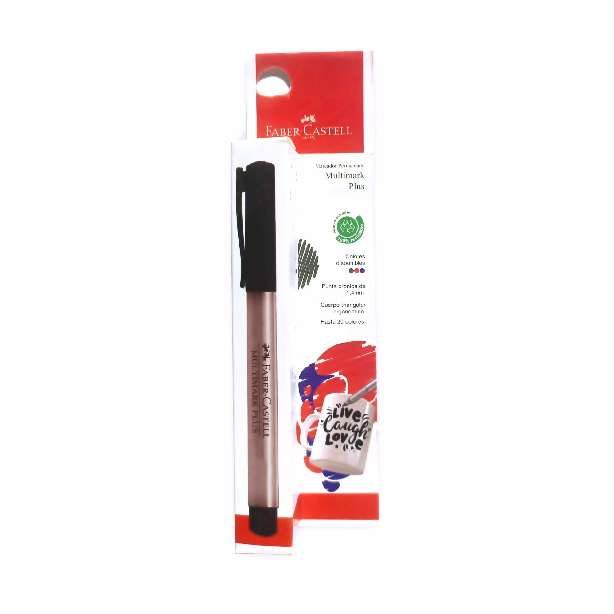 Marcador Multiuso negro Faber-Castell x1 BC