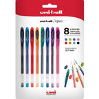 Lápices Gel Uniball Signo-120 x8 Colores Regulares
