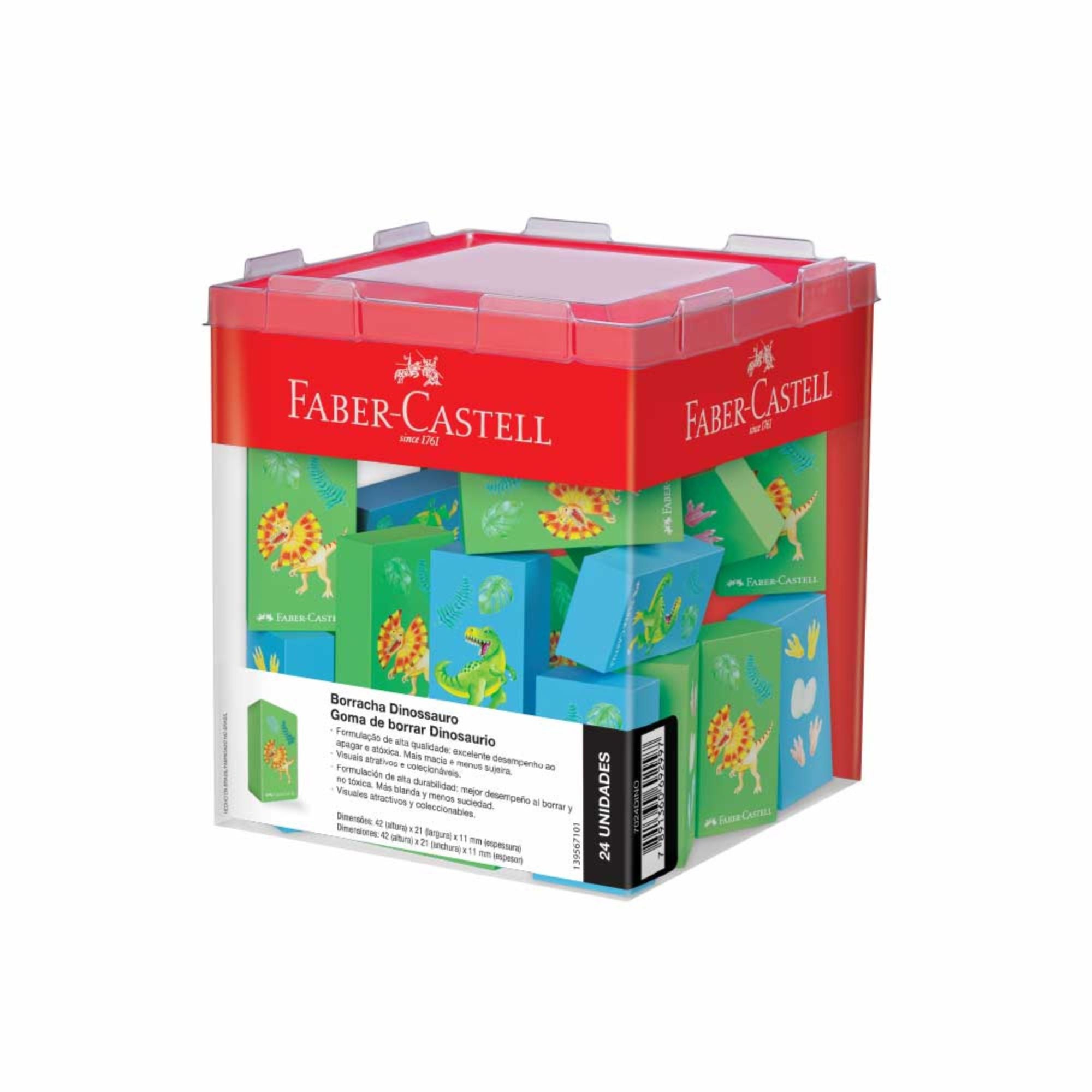 Goma d/borrar Faber-Castell Dinosaurio dyx24