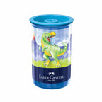 Sacapuntas c/deposito Faber-Castell Dinosaurio dyx12