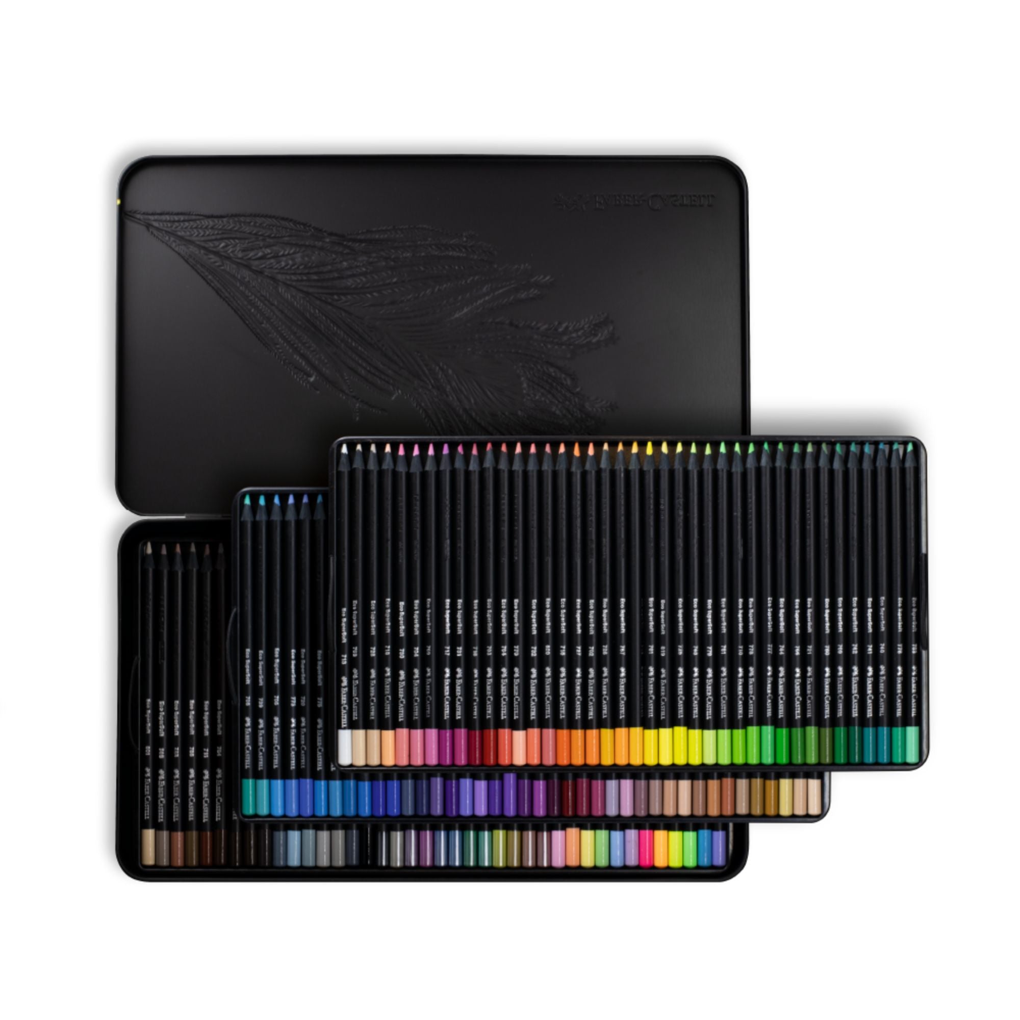 Estuche Metal Faber-Castell Ecolápices Supersoft x120